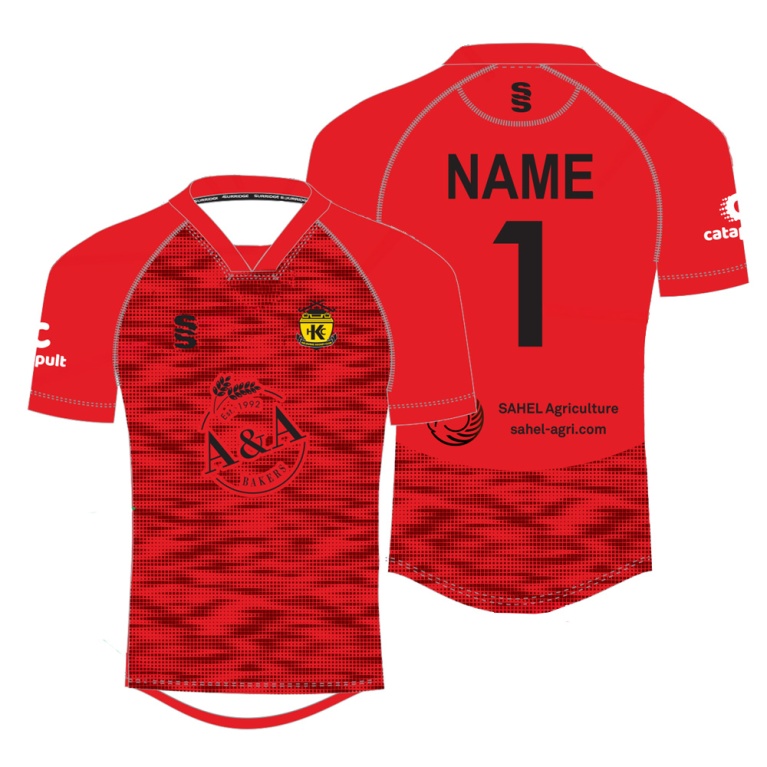 Kelburne HC - S/S Keeper Smock - Away - Red - Unisex Fit