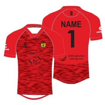 Kelburne HC - S/S Keeper Smock - Away - Red - Unisex Fit