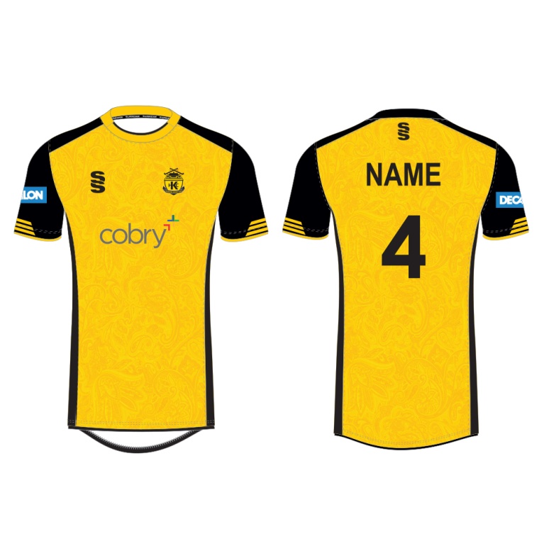 Kelburne HC - S/S Home Shirt : Amber - Men's