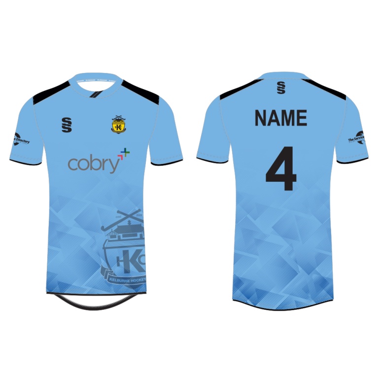 Kelburne HC - S/S Away Shirt : Sky - Women's