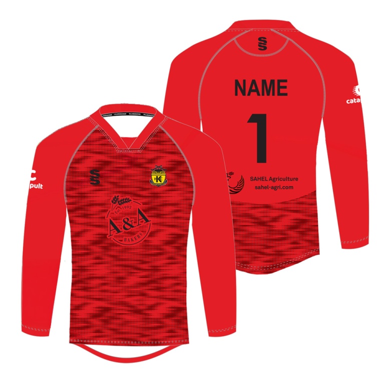 Kelburne HC - L/S Keeper Smock - Away - Red - Unisex Fit