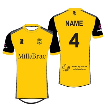 Kelburne HC - S/S - Home Shirt - Amber - Men's Fit