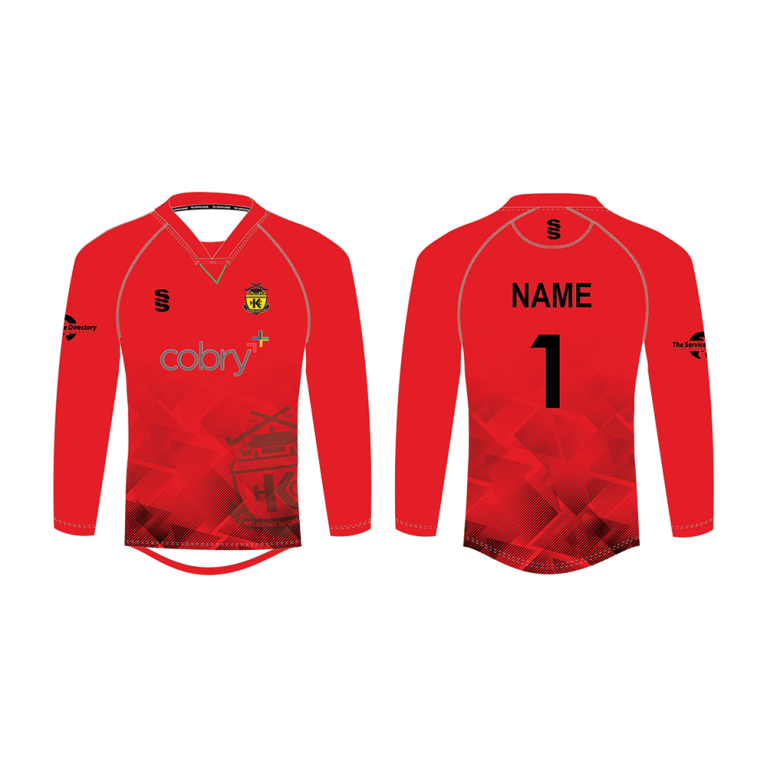 Kelburne HC - L/S Keeper Smock Away : Red - Men's