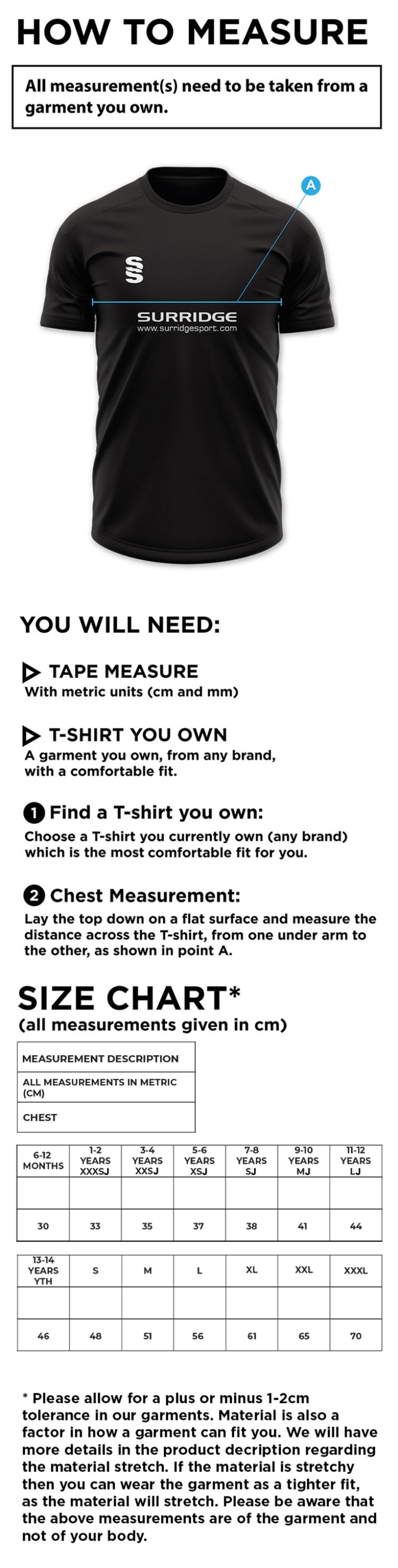 Kelburne HC - S/S Home Shirt : Amber - Womens - Size Guide