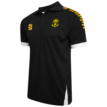 Fuse Polo Shirt : Black /  White