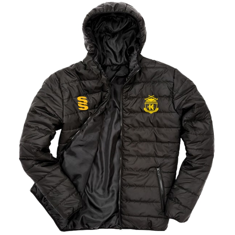 Kelburne HC - Mens Supersoft Padded Jacket : Black
